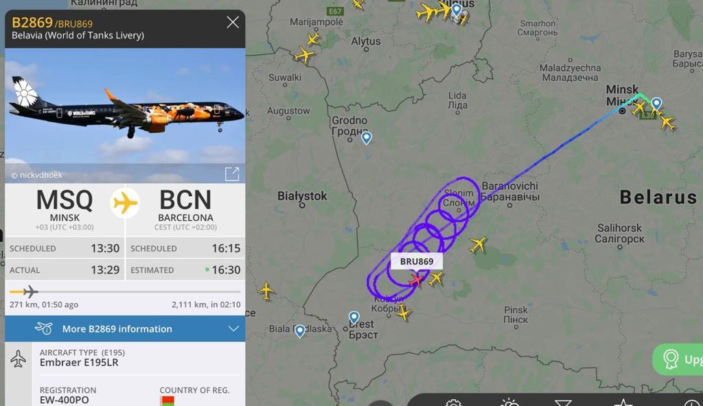 Polonia întoarce un avion din Belarus. Mesajul transmis de autoritățile poloneze pentru echipaj