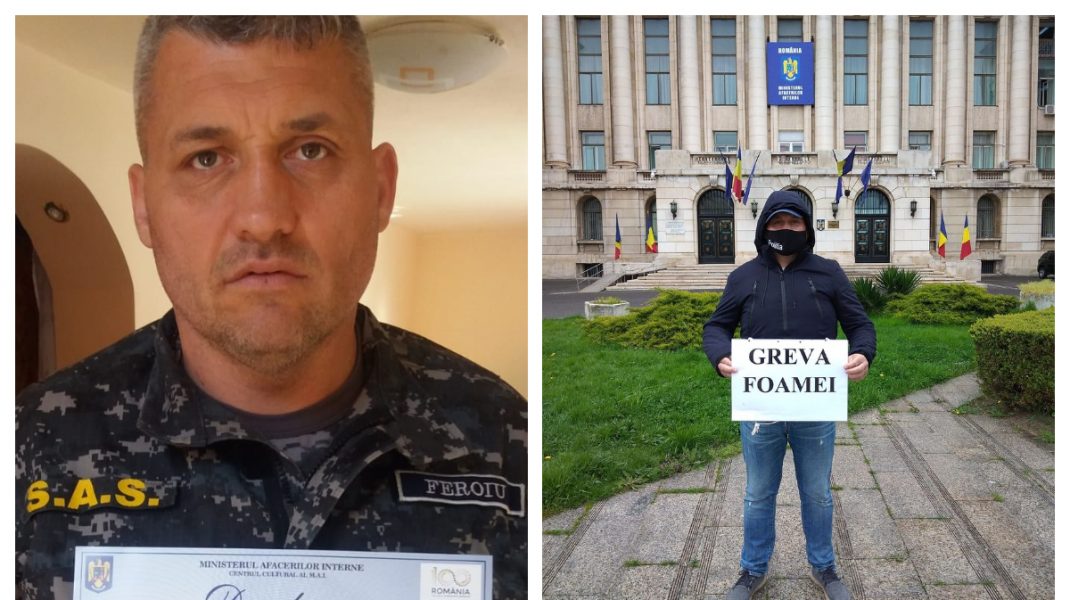 Un poliţist din Gorj a intrat în greva foamei, pentru că a fost mutat de la "Mascaţi"