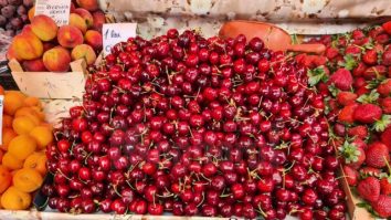 Cât costă un kilogram de cireşe. Comercianţii vând şi la bucată: 1 leu cireaşa