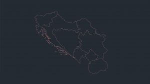 Harta țărilor din fosta Iugoslavie. Foto: Profimedia