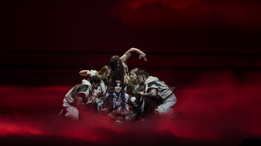 Roxen, reprezentanta României la Eurovision 2021, în timpul repetițiilor pentru concurs.