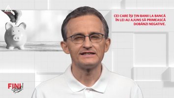 Fini sunt! Cei care își țin banii la bancă în lei au ajuns să primească dobânzi negative. Noroc că euro nu crește cât inflația