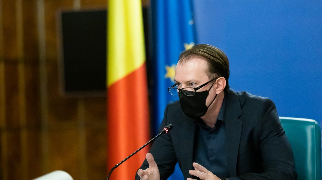 Premierul Florin Cîțu în ședința de Guvern.