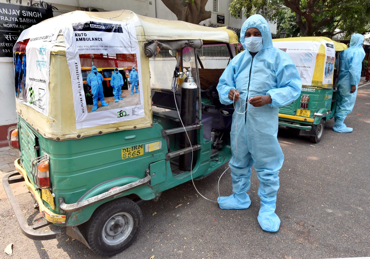 O lecție dură pentru guvernul Indian. Epidemiolog: „Nu erau suficiente paturi și medicamente, dar nici oxigen pentru acești pacienți”