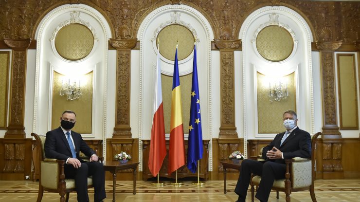 Ce au discutat Klaus Iohannis și președintele Poloniei. Calea ferată Rail2Sea și Via Carpathia, printre subiecte