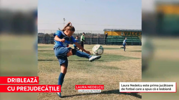 Driblează printre prejudecăți. Prima jucătoare româncă de fotbal care a recunoscut că e lesbiană