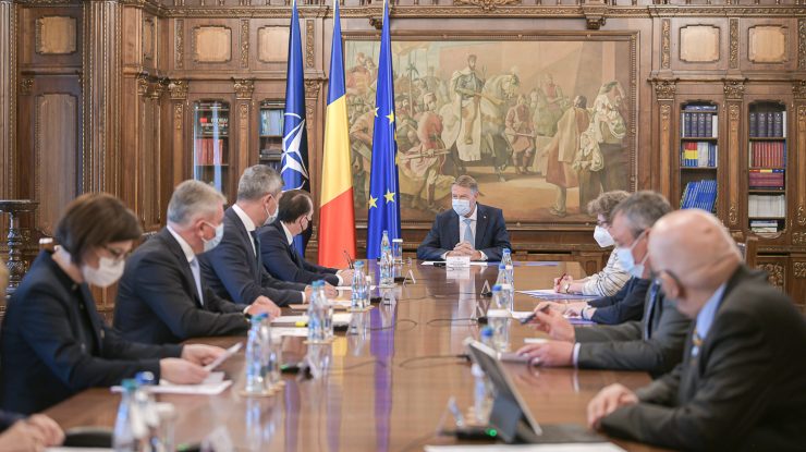 klaus iohannis si guvernul citu in sedinta de lucru.