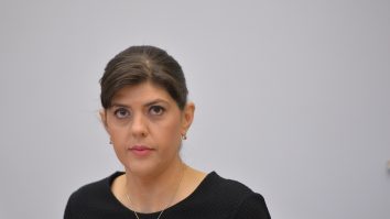 Procurorul-sef al Directiei Nationale Anticoruptie, Laura Codruta Kovesi, participa, marti, 6 martie 2018,la dezbaterea pe tema recuperarii prejudiciului de la persoanele condamnate pentru coruptie, organizata de Centrul de Investigatii Media din Bucuresti. ALEXANDRU DOBRE / MEDIAFAX FOTO