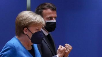 Angela Merkel, Emmanuel Macron