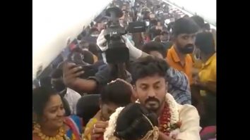 VIDEO. Un cuplu din India și-a organizat nunta la bordul unui avion pentru a scăpa de restricțiile Covid