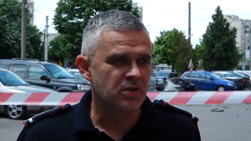 Pompier din Arad declarând pentru Aleph News cum s-a desfășurat intervenția la locul exploziei.