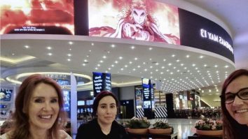 Prințesa Latifa, fotografiată la mall alături de alte două persoane