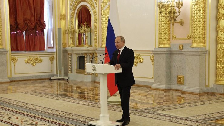 vladimir putin la kremlin, la primirea ambasadorului roman la moscova.