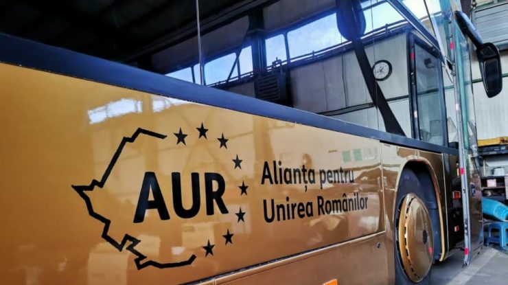 Unul dintre sediile AUR a fost vandalizat pentru a doua oară