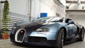 Bugatti Veyron inspectat de RAR. Foto: Facebook/RAR