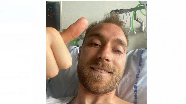 Mesajul lui Christian Eriksen pentru colegii săi: „Sunt bine. Jucați pentru toată Danemarca”