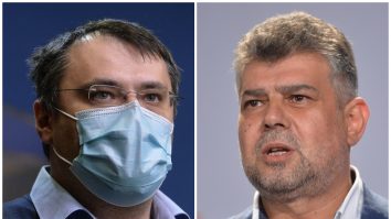 Cristian Ghinea și Marcel Ciolacu.