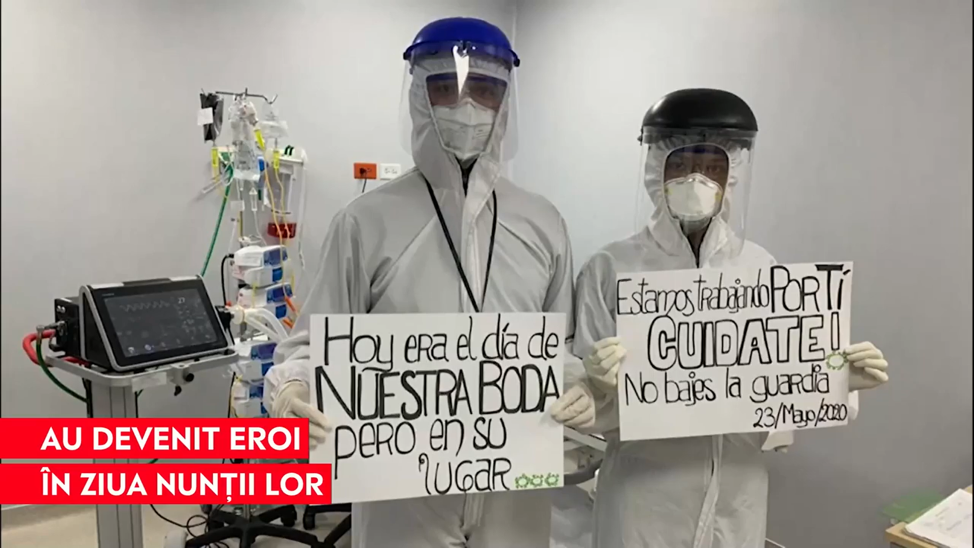 Un cuplu de doctori își anulează nunta pentru a salva vieți. „Nu regret pentru că am ajutat multe familii”