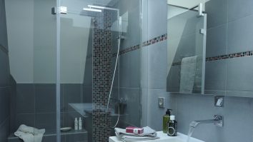 baie modernă cu duș