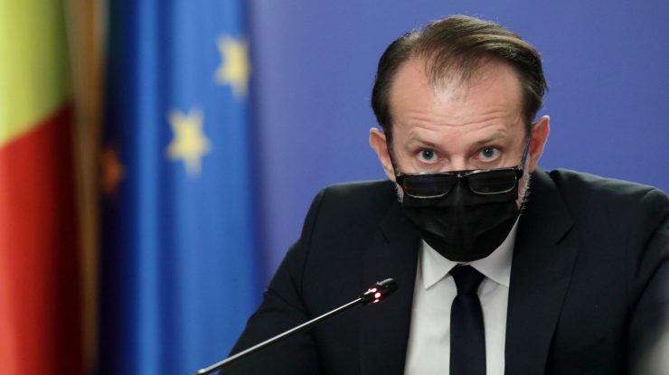 Florin Cîțu, în ședința de Guvern.