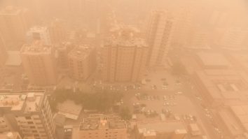 furtună de praf Kuweit