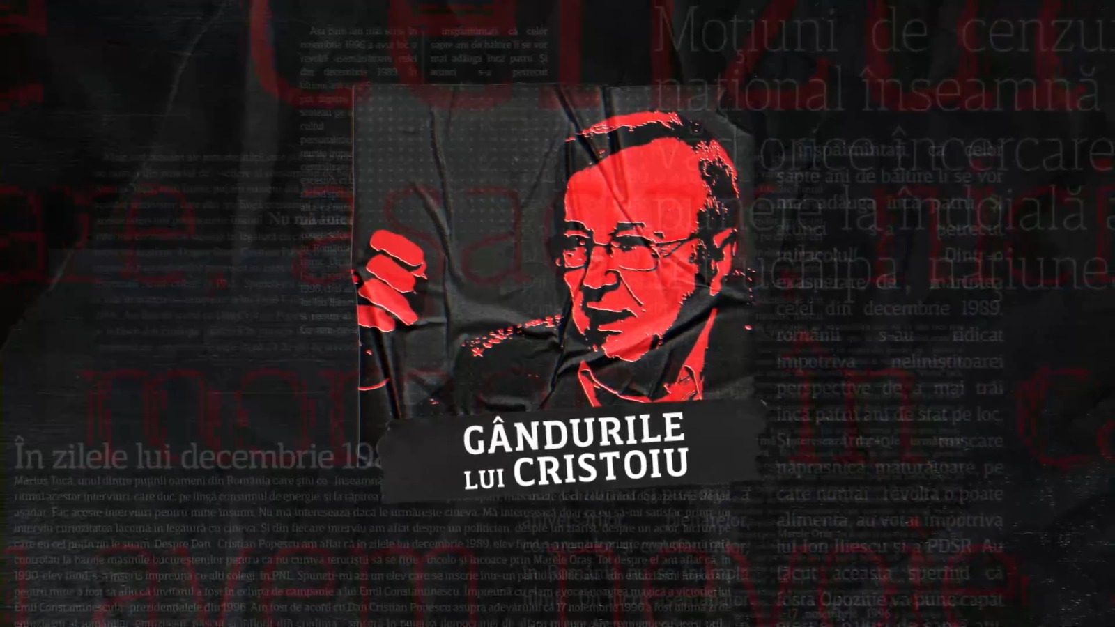 EXCLUSIV/ Gândurile lui Cristoiu, sâmbătă 13 august, de la ora 21.55 la Aleph News