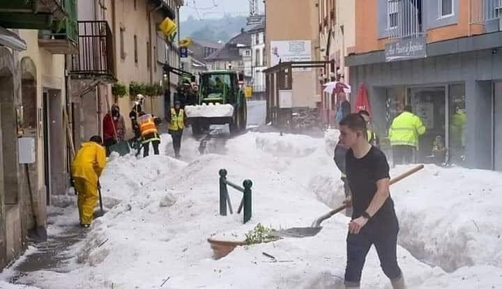 grindină franța