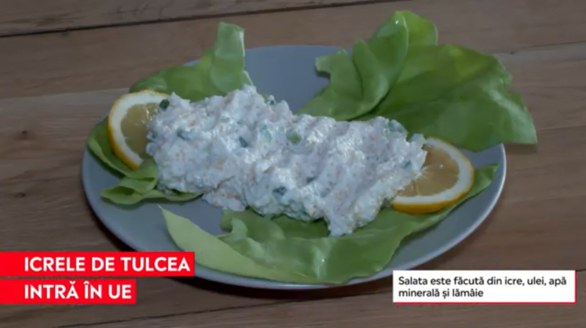 Salata de icre are acum indicația geografică protejată. Comisia Europeană i-a acordat titlul