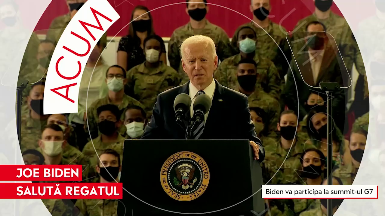 Primele cuvinte ale lui Joe Biden după sosirea în Marea Britanie: „Putem face orice dacă suntem împreună”