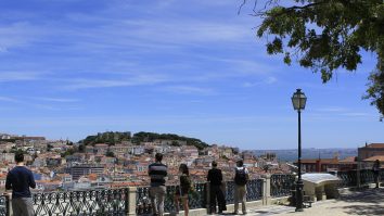 Peisaj din Lisabona.