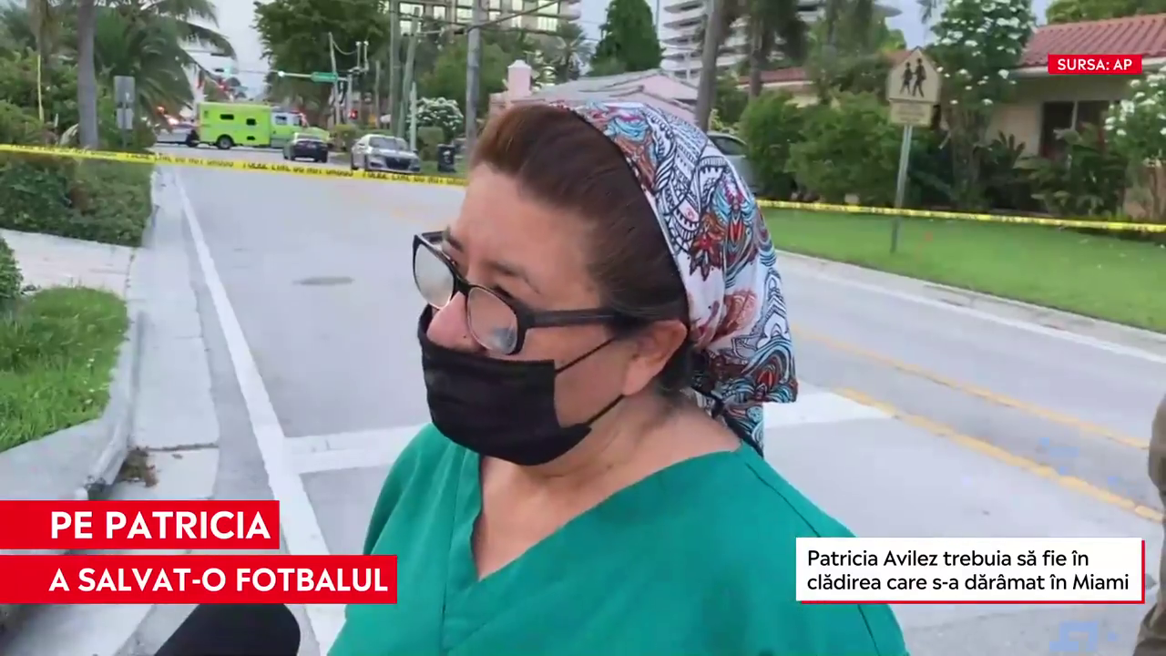Povestea femeii care s-a salvat din tragedia de la Miami datorită pasiunii pentru fotbal