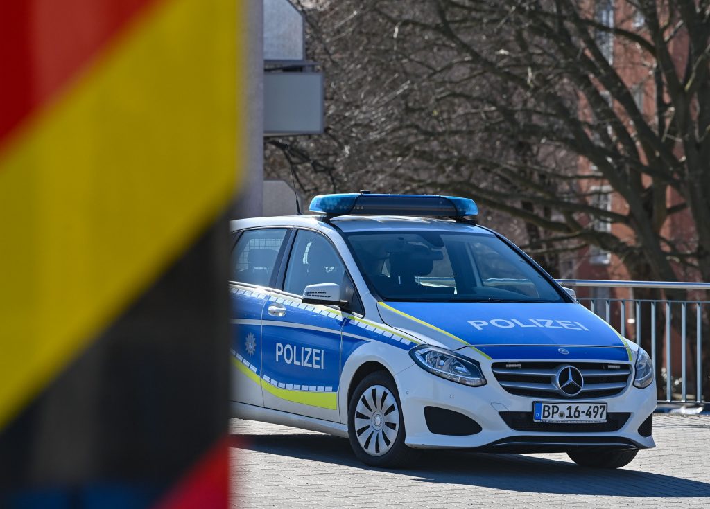 Mașină de poliție din Germania.