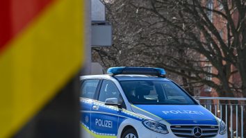 Mașină de poliție din Germania.