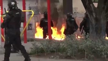 VIDEO. Proteste violente în Columbia, la meciul de fotbal cu Argentina