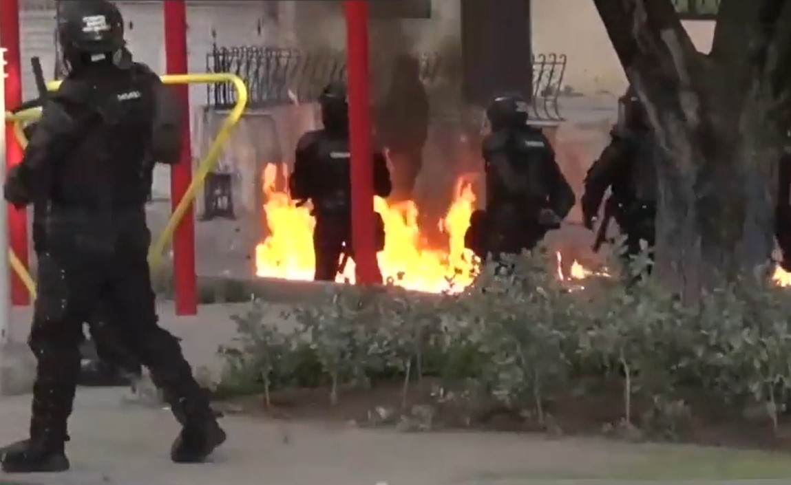 VIDEO. Proteste violente în Columbia, la meciul de fotbal cu Argentina