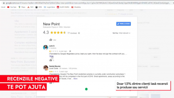 Review-urile negative pot fi un plus pentru afacerea ta. Credibilitatea este decisivă în câștigarea noi clienți