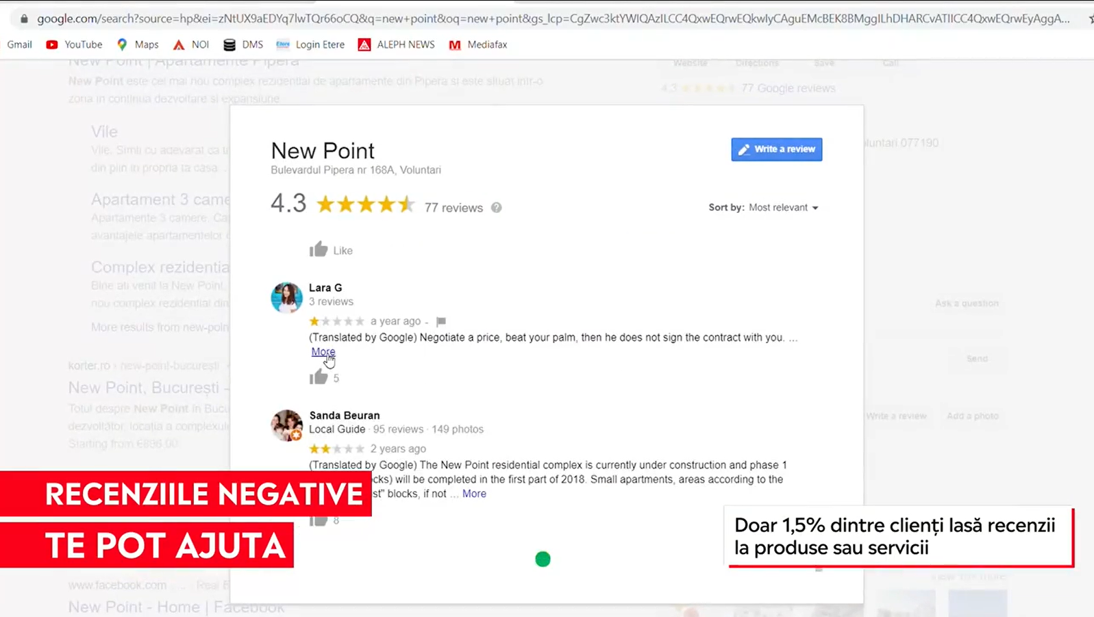 Review-urile negative pot fi un plus pentru afacerea ta. Credibilitatea este decisivă în câștigarea noi clienți