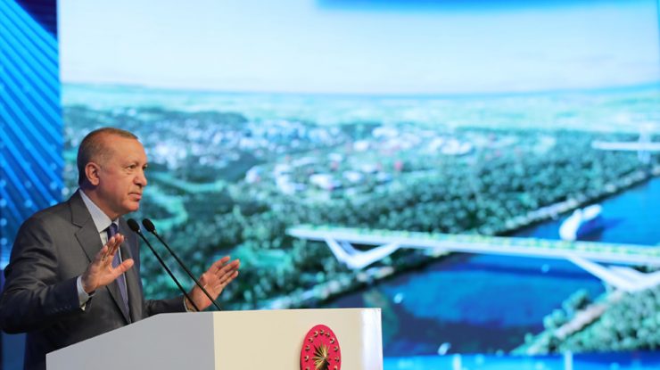 Erdogan a deschis şantierul „Canalului Istanbul”.