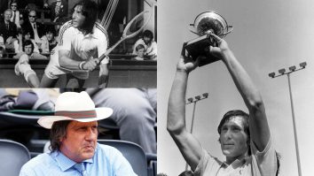 Ilie Năstase la Roland Garros.