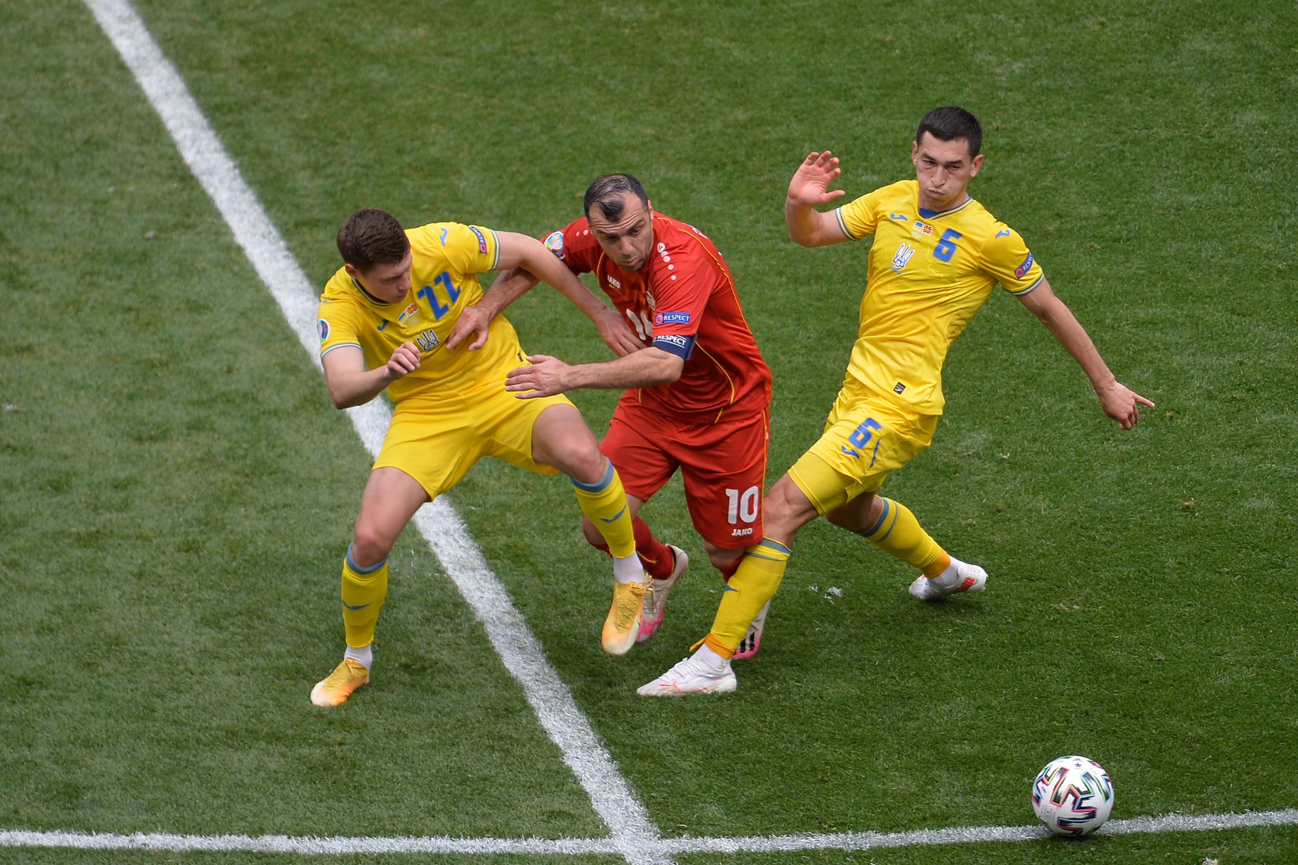 Euro 2020: Ucraina – Macedonia de Nord 2-1 la Bucureşti. Ambele echipe au ratat câte un penalty