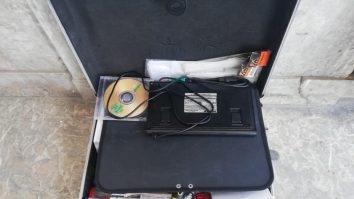 Valiza muncitorului din Arad care a produs panică.