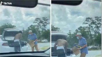 Video viral. Un student din Florida a ajuns celebru pe TikTok după ce și-a dat pantofii și hainele unui om fără adăpost