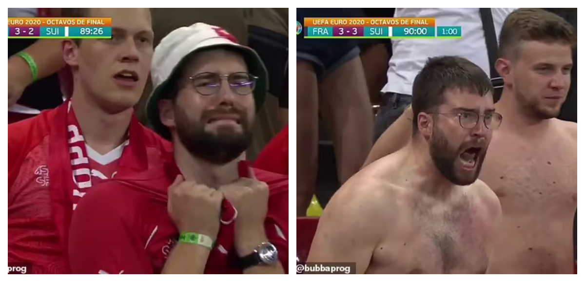 Cine este suporterul care a devenit viral după reacţia pe care a avut-o la meciul Franţa – Elveţia de la Bucureşti