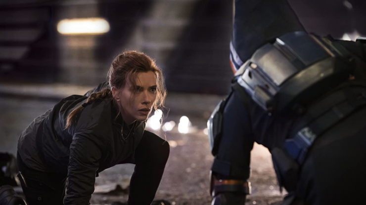 Scarlett Johansson în filmul „Black Widow”. Foto: IMDB