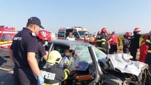 Accident rutier între localitățile Răcăciuni și Orbeni din județul Bacău.