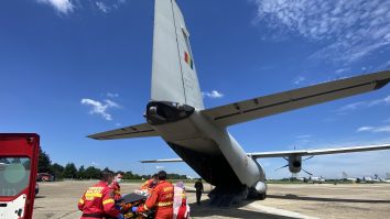 Cei doi angajați răniți grav pe platforma Petromidia, transferați la o clinică din Germania. FOTO