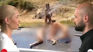 Trei fete din Ucraina au făcut plajă nud pe un drum național din Muntenegru. Cum au fost pedepsite. VIDEO