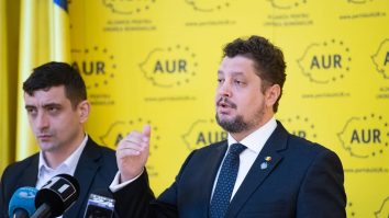 George Simion și Claudiu Târziu. Foto: facebook.com/pagina.claudiu.tarziu