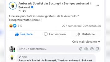 Glumele apărute după aterizarea forțată a elicopterului american: „Cine are prioritate în sensul giratoriu?“. VIDEO