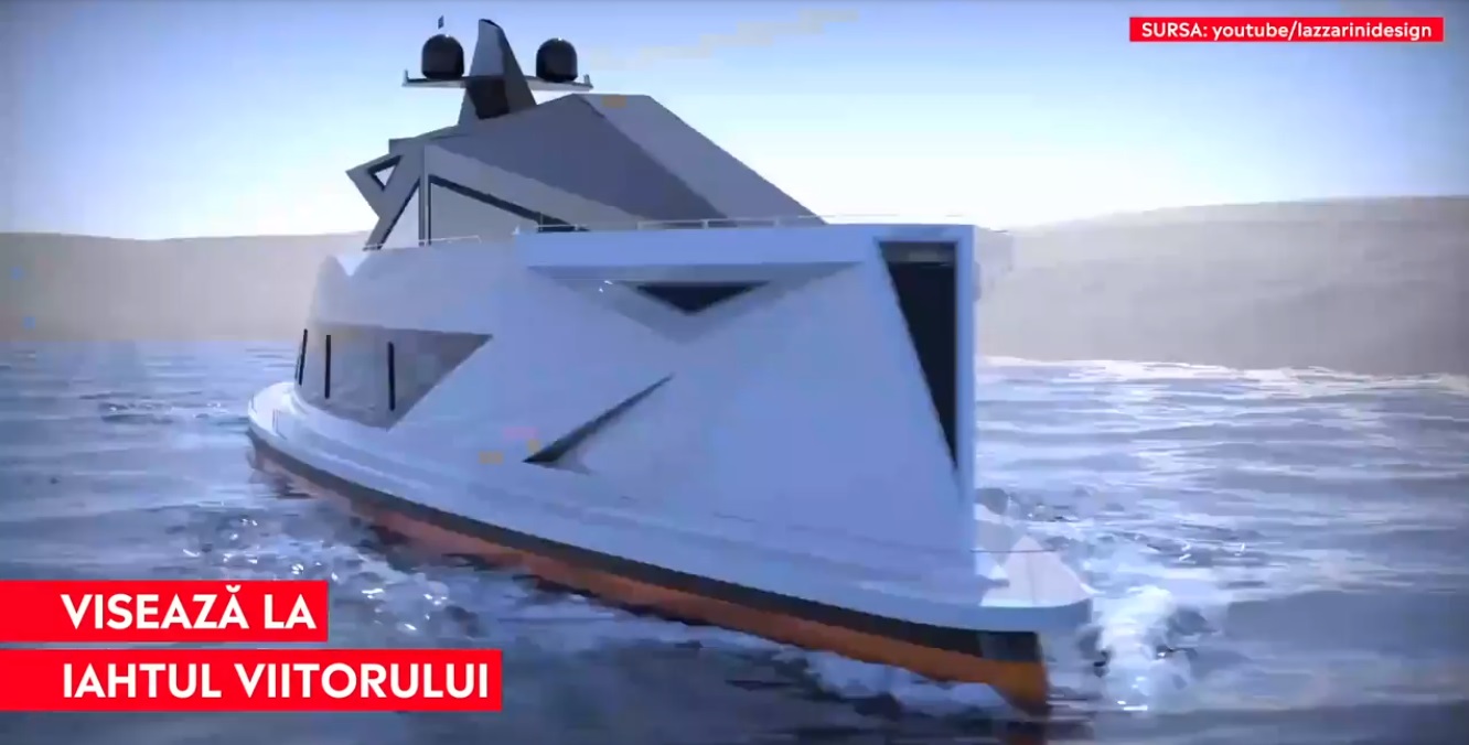 Cum vor arăta iahturile de lux ale viitorului? Piesa de rezistență este zona ascunsă în mijlocul vasului